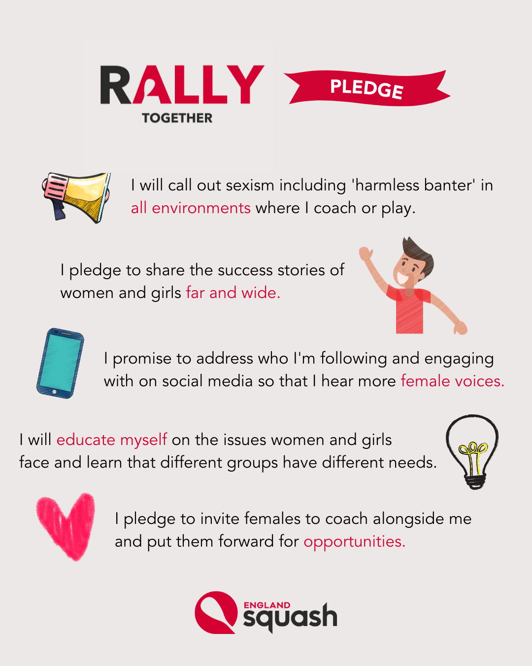 Rally Together Pledge download for Social Media 